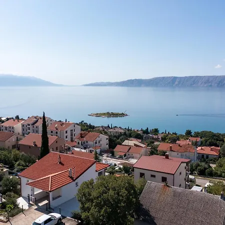 Jelka Nv 1 - 6 Pax With Two Terraces, Sea View, Parking, Grill Apartamento Novi Vinodolski