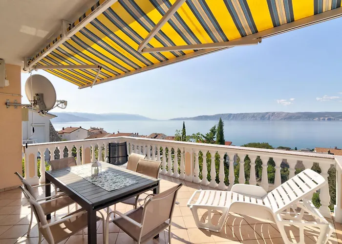 Jelka Nv 1 - 6 Pax With Two Terraces, Sea View, Parking, Grill