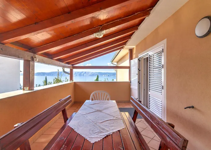 Jelka Nv 1 - 6 Pax With Two Terraces, Sea View, Parking, Grill