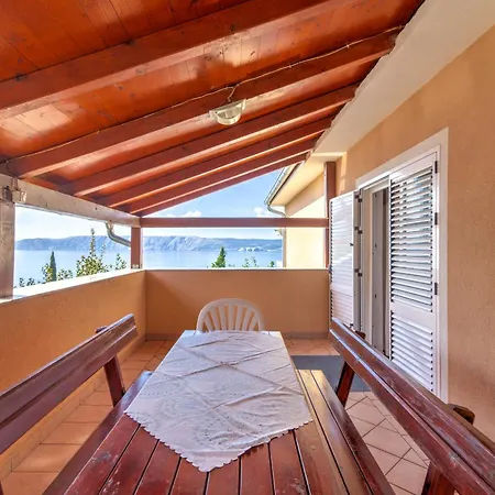 Jelka Nv 1 - 6 Pax With Two Terraces, Sea View, Parking, Grill