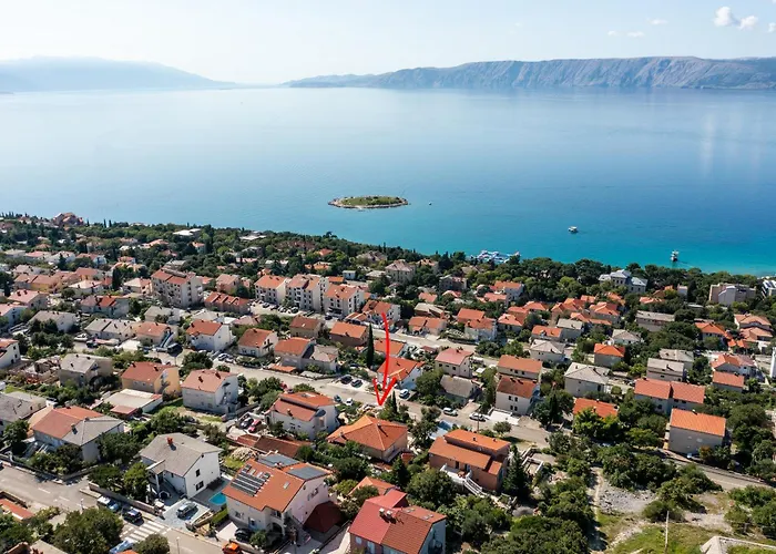 Jelka Nv 1 - 6 Pax With Two Terraces, Sea View, Parking, Grill Appartamento Novi Vinodolski